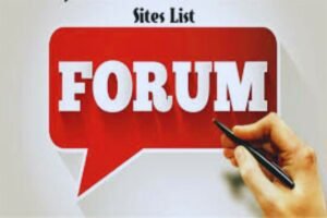 Read more about the article 300+ High DA Forum Posting Sites List