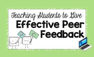 Read more about the article Looking for Feedback from Peers: The Key to Advancement and Improvement