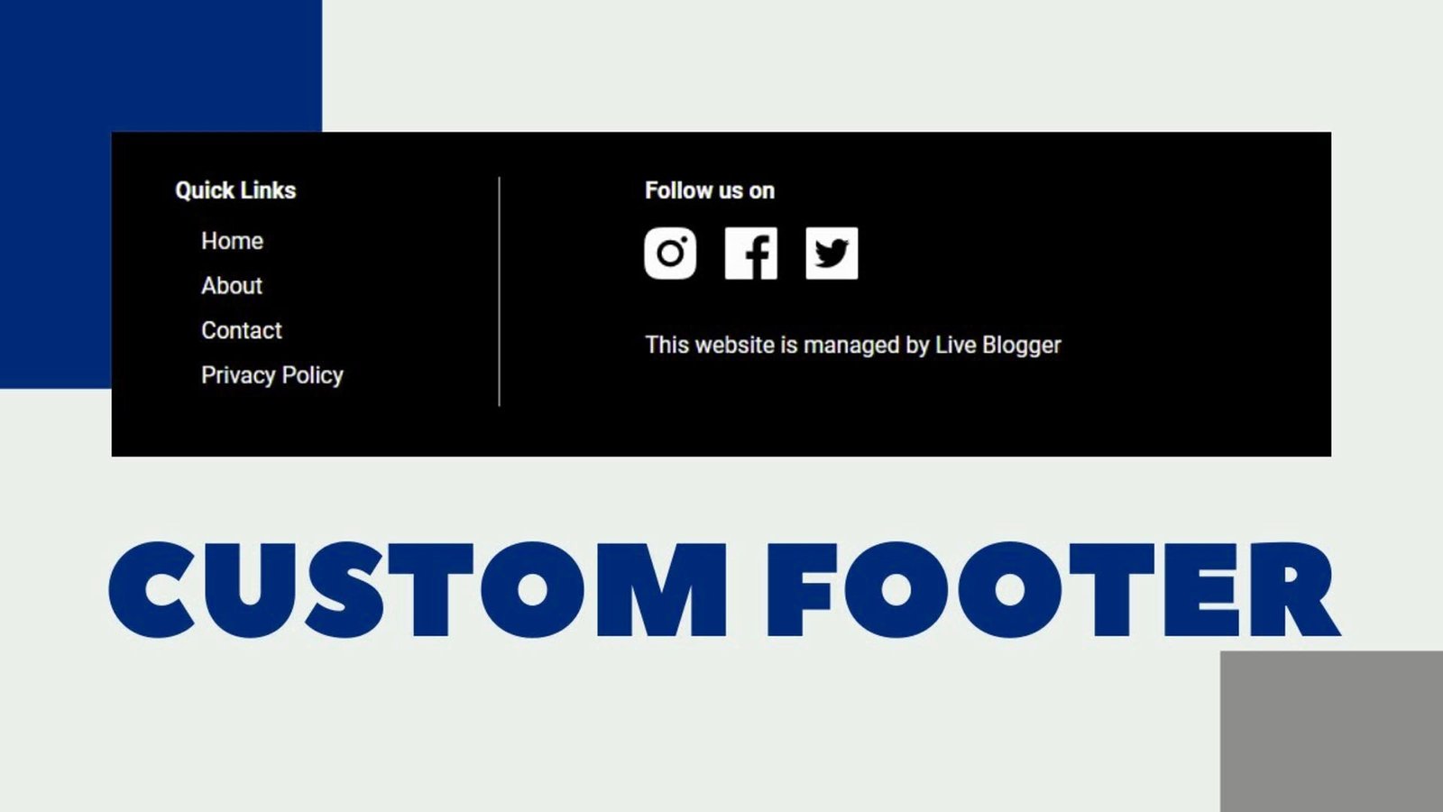 You are currently viewing Enhance Your Blogger Footer with Custom Widgets